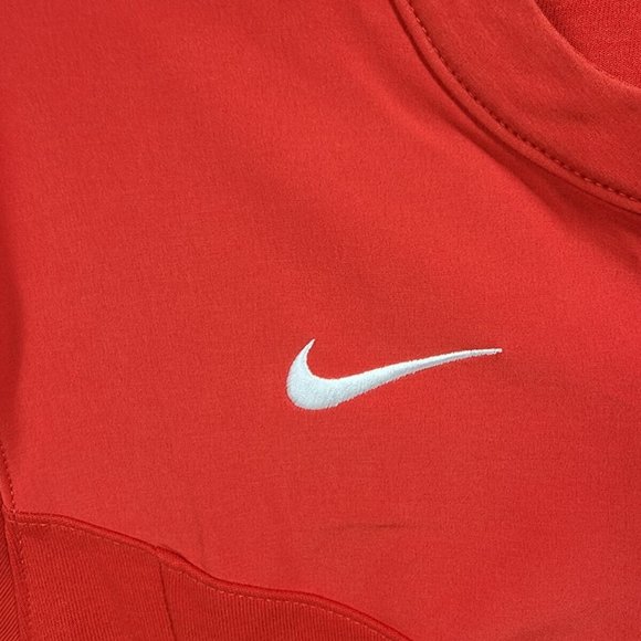 Nike 1/2 Zip Pullover Football Shirt Top Red Men's Size Medium CW3509-657 NWT - Picture 4 of 12